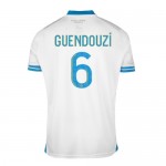 Günstige Fußballtrikots Olympique Marseille GUENDOUZI 6 Kinder Heimtrikot 2023-24 Kurzarm